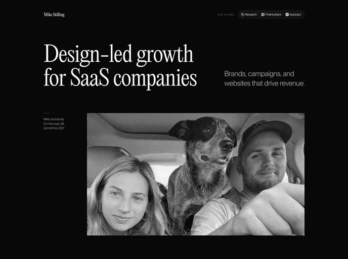 Mikes Portfolio screenshot