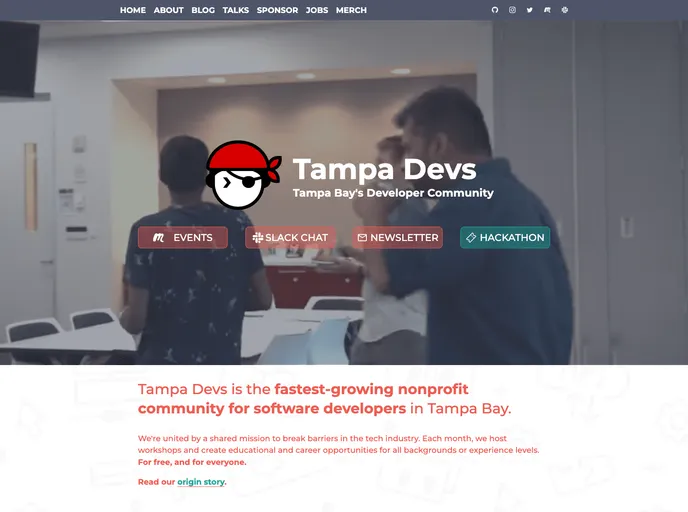 Tampadevs screenshot