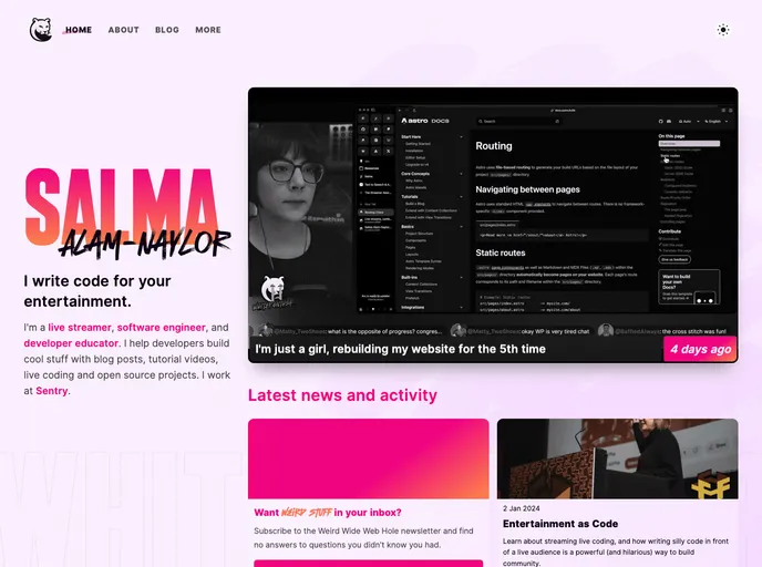 Mk2 P4nth3rblog screenshot